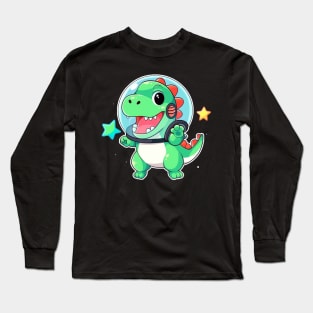 space dino Long Sleeve T-Shirt